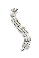 Line Bracelet by Nora Fischer (Gold & Silver Bracelet)
