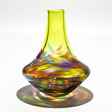 Vortex Morocco Vase by Michael Trimpol and Monique LaJeunesse (Art Glass Vase)