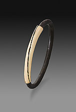 Wrap Ring by Peg Fetter (Gold & Steel Ring)