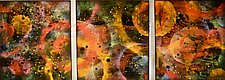 Autumn Champagne by Cynthia Miller (Art Glass Wall Sculpture)