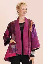Kantha Kimono Jacket by Mieko Mintz (Woven Jacket)