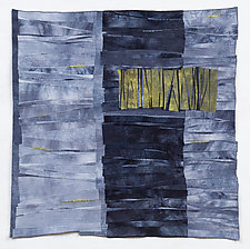 Chasms 5: City of Contrast by Beth Carney (Fiber Wall Hanging)