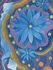 Blue Flower by Paul Bennett (Giclee Print)