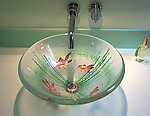 Goldfish Vessel Sink by Mark Ditzler (Art Glass Sink)