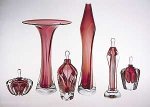 Blown Glass Vases and Perfumes by Jonathan Winfisky (Art Glass Form)