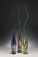 Swan Neck Alto Set by Victor Chiarizia (Art Glass Sculpture)