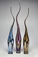 Swans Set IV by Victor Chiarizia (Art Glass Sculpture)