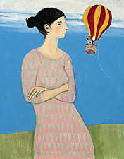 A Very Big Woman by Brian Kershisnik (Giclee Print)