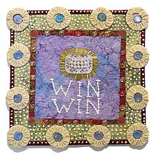 Win Win by Therese May (Fiber Wall Hanging)