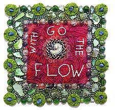 Go With The Flow by Therese May (Fiber Wall Hanging)