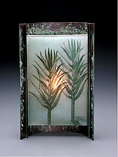 Bamboo by Joan Bazaz (Art Glass Table Lamp)