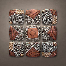 Pinwheel Pattern by Christopher Gryder (Ceramic Wall Sculpture)