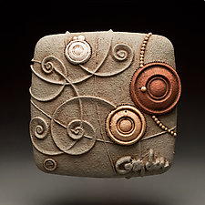 Frolic by Christopher Gryder (Ceramic Wall Sculpture)