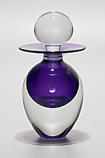 Egg Perfume Bottle by Michael Trimpol and Monique LaJeunesse (Art Glass Perfume Bottle)