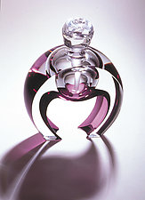 Horseshoe Perfume by Mary Ellen Buxton and Kevin Kutch (Art Glass Perfume Bottle)