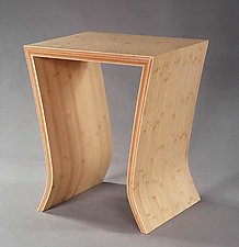 Bamboo Side Table by David N. Ebner (Bamboo Side Table)