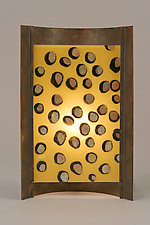 Amber Dots by Joan Bazaz (Art Glass Table Lamp)