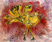 Yellow Bird 1 by Roberta Ann Busard (Giclee Print)