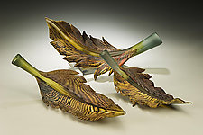 Autumn Arbor Group by Danielle Blade and Stephen Gartner (Art Glass Sculpture)