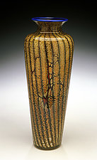 Batik Traditional Urn by Danielle Blade and Stephen Gartner (Art Glass Vase)