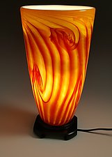 Tall Uplight by Mark Rosenbaum (Art Glass Table Lamp)