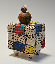 Puzzle Box by Vaughan Nelson (Ceramic Box)