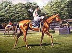 Affirmed at Belmont by Werner Rentsch (Oil Painting)