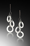 Rings Earrings by Eloise Cotton (Art Glass Earrings)