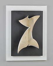 Figure I by Erik Wolken (Wood Wall Sculpture)