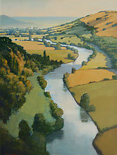 Wye Valley View by Allan Stephenson (Giclee Print)