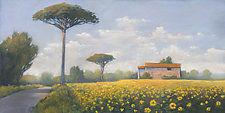 Sunflowers in Provence by Allan Stephenson (Giclee Print)