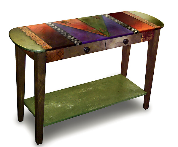 Oval Sofa Table By Wendy Grossman Wood, Oval Console Table