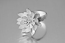 Silver Waterlily Ring by Elise Moran (Silver Ring)
