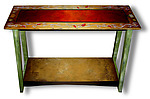 Bombay Sofa 2011 by Wendy Grossman (Wood Console Table)