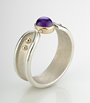 Tudric Ring by Linda Smith (Silver & Stone Ring)