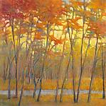 Yellows at the Creek right by Ken Elliott (Giclee Print)