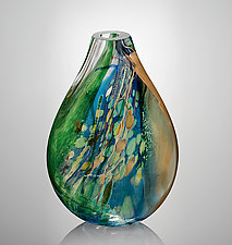 Aquos Window by Randi Solin (Art Glass Vessel)