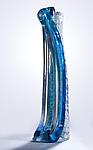Azul Kauri by Randi Solin (Art Glass Sculpture)