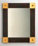 Pearl Dot Mirror by Peter F. Dellert (Wood Mirror)