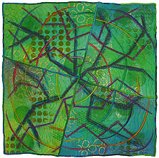 Geoforms: Fractures No.2 by Michele Hardy (Fiber Wall Hanging)
