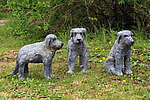Blue Puppies by Mark Chatterley (Ceramic Sculpture)