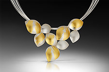 Lotus Necklace by Judith Neugebauer (Silver & Gold Necklace)