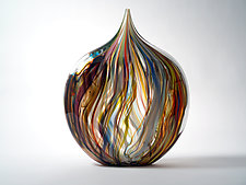 Crayon Heart by Bengt Hokanson and Trefny Dix (Art Glass Sculpture)