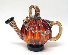 Aurora Teapot by Ken Hanson and Ingrid Hanson (Art Glass Teapot)