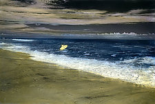 Ocean Surf by Elizabeth Holmes (Infrared, Hand Painted Photograph)