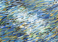 Stream/Surf II by Stephen Yates (Acrylic Painting)
