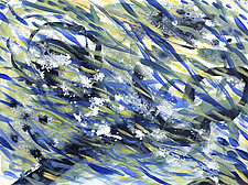 Stream / Surf IV by Stephen Yates (Acrylic Painting)