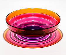 Five-Banded Bowl by Michael Trimpol and Monique LaJeunesse (Art Glass Bowl)