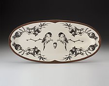 Platter: Chickadee by Laura Zindel (Ceramic Platter)