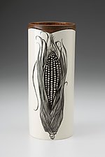 Large Vase: Corn by Laura Zindel (Ceramic Vase)